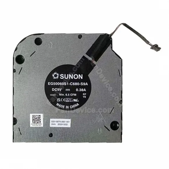 CPU Fan for DELL Latitude 5540 5550 Precision 3580 3590 02K1XY EG50060S1-C680-S9A