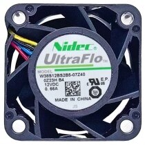Nidec UltraFlo W38S12BS2B5-07Z40 DC 12V 0.66A 4 Wires PWM Axial Fan