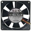 Sanyo Denki 109P0913N4D031 13V 0.38A 2 / 3 Wires DC Brushless Axial Fan
