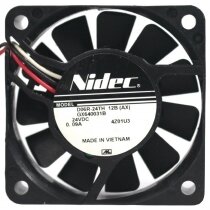 Nidec D06R-24TR 12B DC 24V 0.09A 3 Wires 6015 Axial Cooling Fan