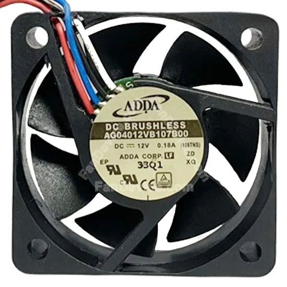 ADDA AG04012VB107B00 12V 0.18A 4 Wires Axial Fan