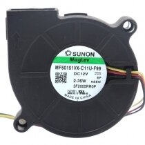 Sunon Maglev MF50151VX-C11U-F99 DC 12V 2.35W 3 Wires Blower Cooling Fan