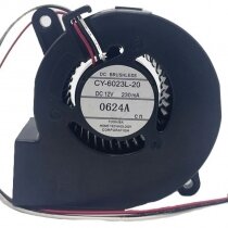 TOSHIBA CY-6023L-20 12V 230mA 3 Wires DC Brushless Blower Cooling Fan