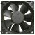 ONG HUA HA9225H24B-Z DC 24V 0.50A 2 Wires Axial Cooling Fan