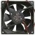 ONG HUA HA9225H24B-Z DC 24V 0.50A 2 Wires Axial Cooling Fan