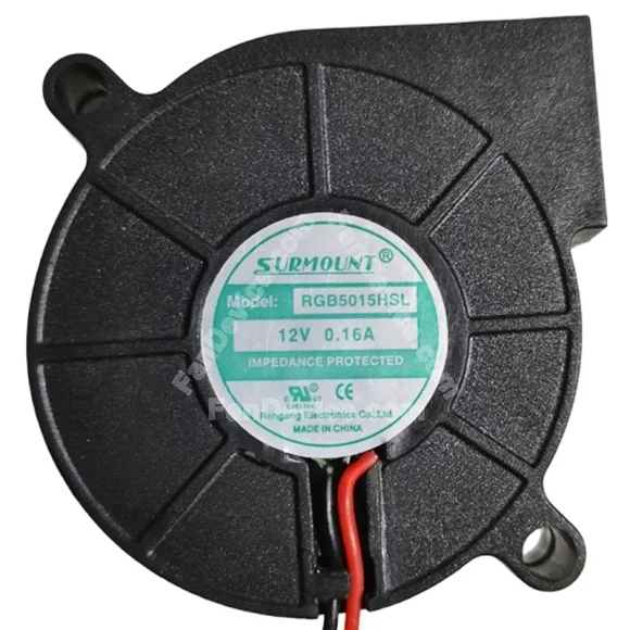 SURMOUNT RGB5015HSL 12V 0.16A 2 Wires Blower Fan