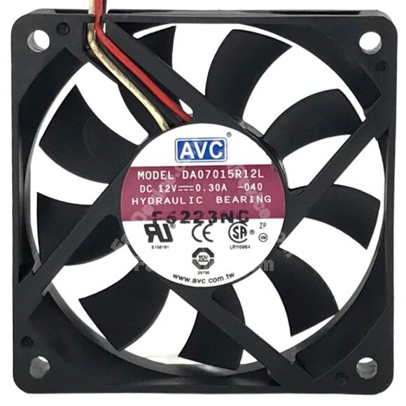 AVC DA07015R12L 12V 0.30A Hydraulic Bearing Axial Fan