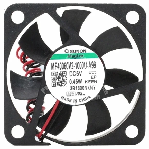 Sunon MF40060V2-1000U-A99 5V 0.45W 2 Wires Axial Fan