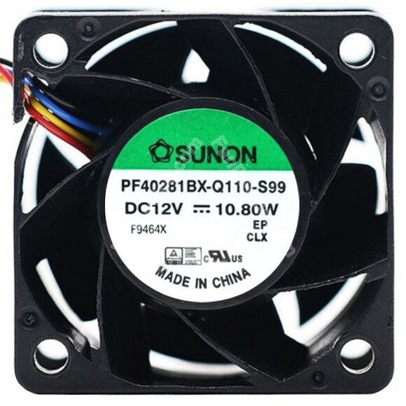 Sunon PF40281BX-Q110-S99 12V 10.80W 4 Wires Axial Fan