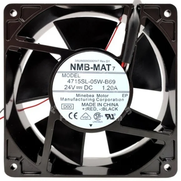 NMB-MAT 4715SL-05W-B69 24V 1.20A Axial Cooling Fan