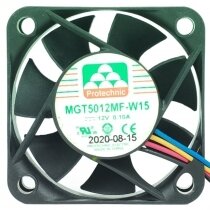Protechnic MGT5012MF-W15 12V 0.10A 4 Wires Cooling Fan