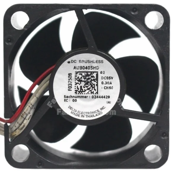 Delta AUB0405HD 5V 0.30A 4 Wires DC Brushless Axial Fan