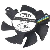 WHEE AGE05010B05M 5V 0.25A 4 Wires Ball Bearing Axial Fan