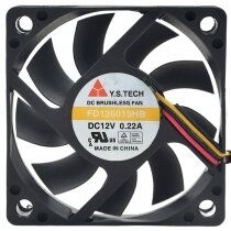 Y.S.TECH FD126015HB 12V 0.22A 2 / 3 Wires Cooling Fan