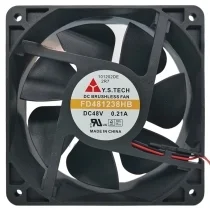 Y.S.TECH FD481238HB 48V 0.21A 2 / 3 Wires Cooling Fan