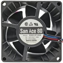 Sanyo 9G0812P1K04 12V 1.8A 2 / 3 / 4 Wires Cooling Fan