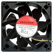 SANONDA KF12038SH48B 48V 1.20A 4 Wires Axial Cooling Fan