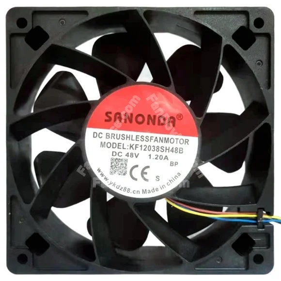 SANONDA KF12038SH48B 48V 1.20A 4 Wires Axial Cooling Fan