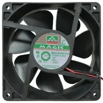 Magic MGA12024HF-O25 24V 0.30A 2 Wires Axial Cooling Fan