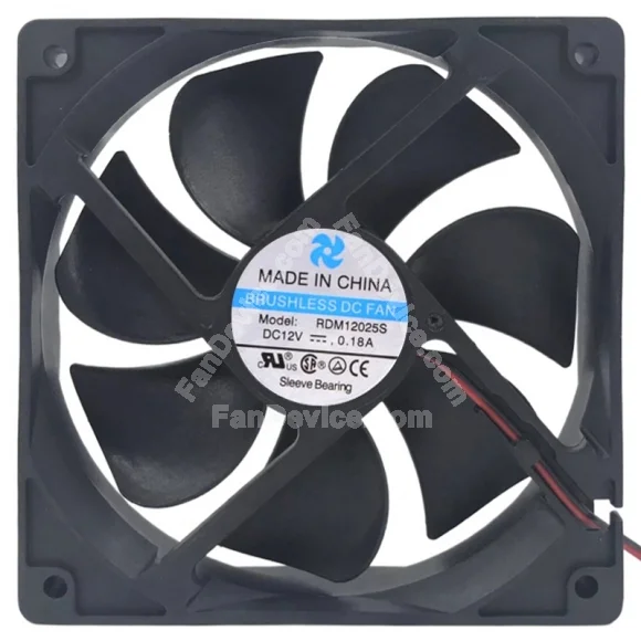 XINRUILIAN RDM12025S 12V 0.18A 2 / 3 Wires Cooling Fan