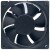 YOUNG LIN DFB123824H 24V 9.6W 2 Wires Axial Cooling Fan
