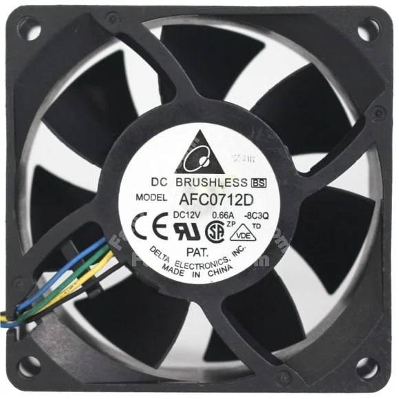 Delta AFC0712D 12V 0.66A 2 / 3 / 4 Wires Cooling Fan