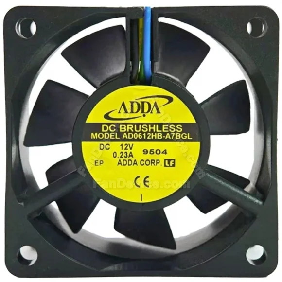 ADDA AD0612HB-A7BGL 12V 0.23A 4 Wires DC Brushless PWM Cooling Fan