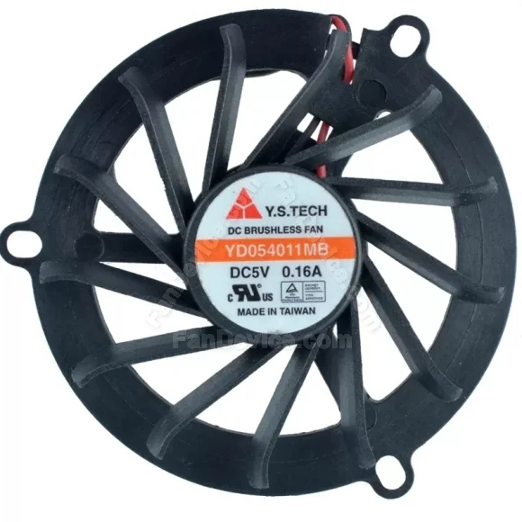Y.S.TECH YD054011MB 5V 0.16A DC Brushless 2 Wires Axial Cooling Fan
