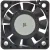 NMB 1604KL-05W-B50 DC 24V 0.08A 2 Wires Axial Cooling Fan