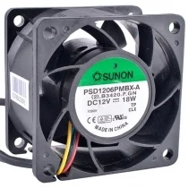 Sunon PSD1206PMBX-A DC 12V 18W 4 Wires Axial Cooling Fan