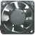 Protechnic MGA6012ZB-O25 DC 12V 0.31A 2 Wires Axial Cooling Fan