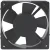 QI FANG QF13538HSL AC 220V 0.14A 2 Wires Axial Cooling Fan