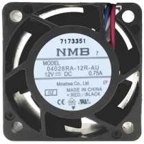 NMB 04028RA-12R-AU DC 12V 0.75A 4 Wires Axial Cooling Fan