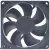 YUXUN YXD9225HS24R DC 24V 0.25A 6W 2 Wires 4500RPM Cooling Fan