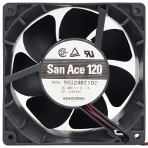 Sanyo 9G1248E102 DC 48V 0.17A 2 Wires Axial Cooling Fan