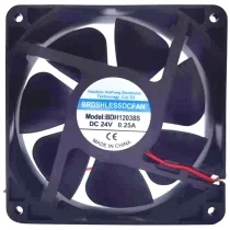 HuiFeng BDH12038S DC 24V 0.25A 2 Wires Axial Cooling Fan