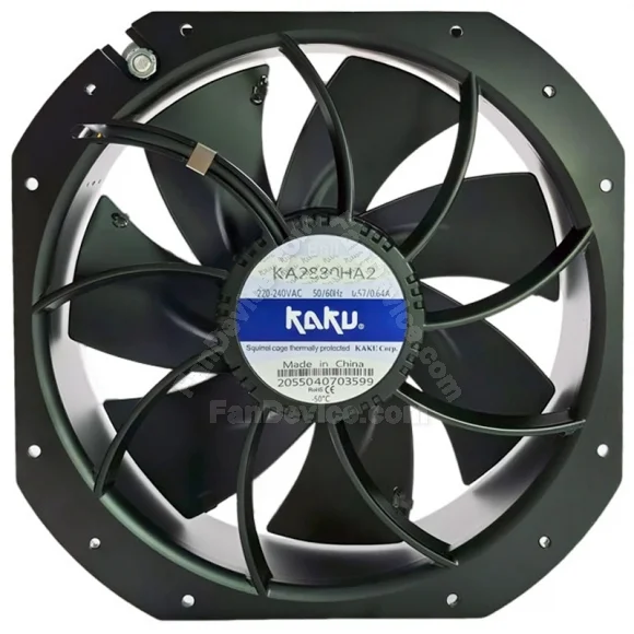KAKU KA2880HA2 AC 220-240V 0.57/0.64A Thermally Protected Cooling Fan