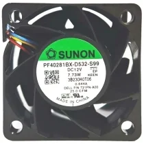 Sunon PF40281BX-D532-S99 DC 12V 7.73W 4 Wires Axial Cooling Fan