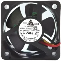 Delta ASB0312LB-AV10 12V 0.10A DC Brushless 3 Wires Axial Cooling Fan