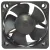 Delta ASB0312LB-AV10 12V 0.10A DC Brushless 3 Wires Axial Cooling Fan