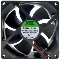 FYH FYH9225D24MS DC 24V 0.18A 2 Wires Axial Cooling Fan