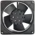 JIULONG TG12738HA2BL-5P AC 220V 0.16A 25W 2 Wires Cooling Fan