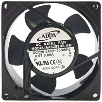 ADDA AA9252HB-AW AC 220-240V 0.07/0.06A 2 Wires Axial Cooling Fan