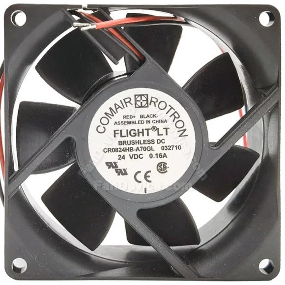 COMAIR ROTRON CR0824HB-A70GL DC 24V 0.16A 2 Wires Cooling Fan