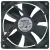 Delefun DLF1212LS 12V 0.18A DC Brushless 2 Wires Axial Cooling Fan