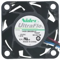Nidec V40S12BS2E5-07 DC 12V 1.61A 4 Wires Axial Cooling Fan
