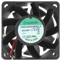 Sunon PMD4806PMB3-A DC 48V 6.2W 2 Wires Axial Cooling Fan