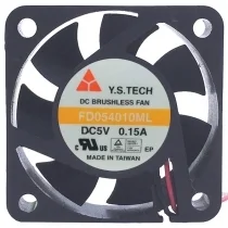 Y.S.TECH FD054010ML 5V 0.15A DC Brushless 2 Wires Axial Cooling Fan