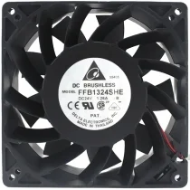 Delta FFB1324SHE 24V 1.26A DC Brushless 2 Wires Axial Cooling Fan