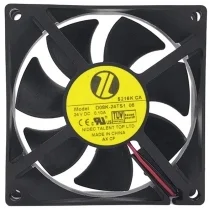 Nidec D08K-24TS1 06 DC 24V 0.10A 2 Wires Axial Cooling Fan